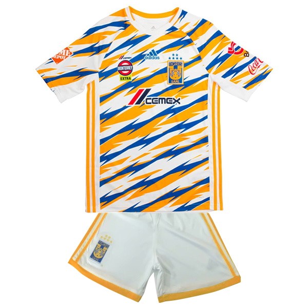 Maillot Football Tigres UANL Third Enfant 2019-20 Blanc Jaune